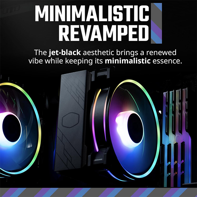 خرید فن پردازنده Cooler Master Hyper 212 Halo - سیاه